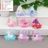 Popular en Douyin Decoraciones de Reloj de Arena Flotante de Dibujos Animados Marinos Calabaza Coche Creativo Pluma de Goteo de Aceite Inserto Juguete de Arena Movediza Líquida