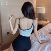Nuevo Otoño e Invierno Belleza Espalda Camisola Chaleco Sin Aros de Acero Sujetador Top Tubo para Niñas Ropa Interior con Almohadilla en el Pecho Sexy Envolvente Pecho
