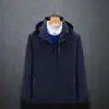 Jaqueta de Casal Jaqueta de Camada Única para Exterior Masculina e Feminina Jaqueta à Prova de Vento e Impermeável para Primavera e Outono Roupa Esportiva Casual com Capuz