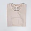 Camiseta de punto para mujer, manga corta fina de verano, color liso, ajustada, versátil, con caída, transpirable, sencilla, holgada