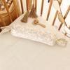 Almohada de Confort para Bebés para Dormir, Almohada Cilíndrica Larga para Niños para Dormir de Lado, Núcleo de Almohada de Gasa de Algodón Puro Tipo Caramelo