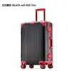 Maleta de viaje completamente metálica, equipaje de mano de aleación de aluminio y magnesio, bolsa con ruedas unisex para estudiantes, equipaje de aleación de aluminio con ruedas universales