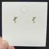 Suministro para puesto de mercado nocturno pendientes de pin de plata 925 perla estilo ins moda pendientes Joker pendientes de temperamento simple al por mayor