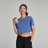 Camiseta Blanca Corta de Algodón para Mujer, Estilo Nuevo de Verano, Holgada y Versátil, Top Deportivo Casual Transpirable y Cómodo