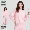 CKX Marca Trend 26 Otoño/Invierno Nuevas Llegadas Sudadera BOXY Felpa de Bucle de Alta Calidad Manga Curva Azul Lavado Sudadera de Cuello Redondo