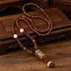 Cadena de Suéter Estilo Étnico, Collar con Tótem Nepalí, Accesorios de Ropa Retro, Cadena para el Cuello Moderna y Versátil, Joyería para Hombres y Mujeres