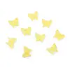Pendientes colgantes de mariposa iridiscente acrílica de venta caliente transfronteriza, collares de cuentas hechos a mano para bricolaje, accesorios para el cabello