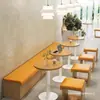 Banco longo, assentos de parede, mesa e cadeiras de lazer, sofá duplo, restaurante, café, loja de sobremesas, loja de chás com leite, mesa e cadeiras de sofá