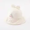 Sombrero de Sol para Niñas Primavera Verano Estilo Coreano Tulipán Niñas Ala Ancha Protección Solar Sombrero de Pescador Sombrero de Sol Niñas Pequeñas