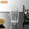 Taza de Agua Transparente de Alto Valor Plástico pS para Bar Taza de Cerveza Transparente Taza para Enjuague Bucal Doméstica Taza de Vino Extranjero Set de Vasos Puede Poner LOGOTIPO