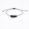 Pulsera de Nuevo Producto Más Vendida Transfronteriza Pulsera de Hilo de Cera Sudamericano Pulsera Trenzada de Hilo de Cera con Piedra Cruda Irregular Estilo Verano