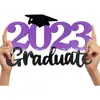 Temporada de Graduación Transfronteriza Nuevo Colgante de Marca de Alfabeto de Graduado de Madera Decoraciones Creativas para Fiesta de Graduación Fiesta Fiesta