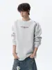 Sudadera con cuello redondo, manga larga, estilo americano, resistente, marca de moda, ajuste holgado, tie-dye, bordada, para hombre, otoño