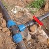 Irrigação por gotejamento irrigação com microaspersor equipamento de irrigação economizador de água tubo de PE diâmetro de conexão externa três vias redutora três vias de conexão rápida três vias de diâmetro igual