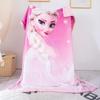 Manta de edredón de invierno rectangular casual portátil de doble cara Frozen para dormir