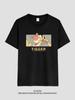 Camiseta de manga corta de seda de hielo fresca para hombres y mujeres, camiseta igual para hombres, casual, a juego, ropa exterior elegante y a la moda, estilo adelgazante para parejas