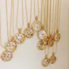 Collar de los Doce Signos del Zodiaco para Mujer, Collar de Concha de Nácar Blanco de Moda, Diseño de Nicho de Lujo Ligero, Cadena Protectora para Clavícula