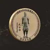 Monedas Conmemorativas del Área Escénica de Shaanxi: Monte Huashan, Guerreros de Terracota de Xi'an, Ciudad Eterna de la Dinastía Tang, Torre Furong, Torre de la Campana Medallas Conmemorativas Turísticas