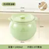 Tarro de Manteca Cerámico de Doble Asa Resistente a Altas Temperaturas de Grado Alimenticio para el Hogar Aceite para Carne Aceite de Chile Tarro Pequeño con Filtro y Tapa