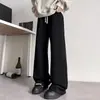 Nuevos pantalones deportivos casuales para hombre de primavera y otoño, pantalones anchos de pierna recta holgados y modernos de longitud hasta el suelo