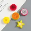 Simulación de Rodajas de Fruta de Pitaya y Kiwi Accesorios de Resina Pegamento de Crema para Manualidades Funda de Teléfono Pinza para el Cabello Pegatina Materiales