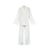 Conjunto de Pijama de Veludo Leve de Luxo, Amigo da Pele, com Gola Lapela, Mangas Longas e Calças Longas, Conjunto de Duas Peças com Acabamento de Alto Padrão, Roupa Confortável para Casa, Robe de Manhã 938