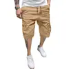 Pantalones Cortos de Trabajo para Hombre de Comercio Exterior Transfronterizo, Estilo Europeo y Americano, Verano Rectos de Corte Holgado, Multibolsillos, Secado Rápido, Casual, Venta al por Mayor