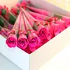 Regalo del Día del Maestro Regalo del Día de San Valentín Rosa de Jabón Regalos para Eventos de Apertura Pequeños Regalos Ramo de Jabón Individual
