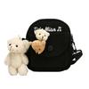 Bolsa Bandolera Japonesa Harajuku Linda Chica Suave Antigua Corea del Sur Ins Sencilla Retro Estudiante Lienzo Bolsa Pequeña