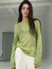 2026 Nuevo Estilo Europeo y Americano de Punto Hueco Cover-Up para Mujer, Estilo Ins Suelto de Manga Larga Delgado de Seda de Hielo Protector Solar