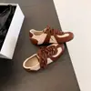 Zapatillas de entrenamiento alemanas de estilo retro con bloques de color Maillard para mujer, nuevas de moda de verano, deportivas casuales versátiles, zapatillas Forrest Gump