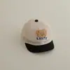 Nuevo Oso de la Suerte de Dibujos Animados Gorra de Sol Pato Gorra de Béisbol para Niños al por Mayor Estilo K Visera Pequeña Corta Gorra de Malla para Bebé