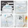Nova Mochila Bordada com Letras para Estudante Transfronteiriça Leve Versátil Mochila para Campus de Ensino Fundamental e Médio Mochila Casual da Moda