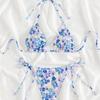 2026 Estilo Nuevo Traje de Baño Bikini Conjunto de Tres Piezas Traje de Baño Dividido para Mujeres Vacaciones Chica Caliente Celebridad de Internet Ropa de Playa