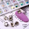 K9 Nuevos Pedrería de Uñas Redondas de 6 mm con Base Puntiaguda de Gama Alta, Pedrería Tridimensional Super Brillante para Decoración de Uñas de Vidrio DIY