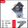 Conector de Tubo Cuadrado Galvanizado de Hierro Fundido de 20/25/30 mm Hebilla de Fijación de Acero Cuadrado Accesorios de Marco Junta de Barandilla Sin Soldadura