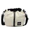 Nova Bolsa Transversal Pequena com Cordão Masculina Tendência, Mochila Casual Estilosa de Ombro Único para Comutador para Mulheres