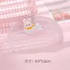 Peine de Media Luna de Alto Valor para Flequillo Macaron Lindo Portátil Peine de Dientes Finos Pegatinas de Dibujos Animados Peine de Peinado para Llevar