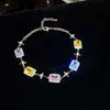 Pulsera de flor redonda con cierre de circonita, lujo ligero, alta gama, pulsera exquisita con un diseño elegante, versátil y a la moda, venta al por mayor