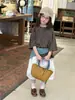 2026 Verano Nuevo Moda Coreana para Niños Camiseta Delgada de Manga Corta con Estampado de Lunares por Toda la Prenda Bordada con Cuello Redondo para Niños y Niñas