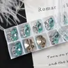Cristal K9 Corte Oval 6*10 Sin Base Bola de Diamante Apilable Decoraciones de Uñas de Alta Calidad Deslumbrantes