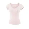 Estilo Puramente Sexy, Cuello en V Pequeño, Ligeramente Transparente, Manga Corta, Nuevo Estilo de Verano, Top Camiseta Corta Ajustado con Puños Dobladillos