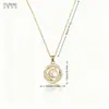 Collar de Perlas Popular Transfronterizo para Mujer, Acero de Titanio, No se Desvanece, Elegante y con Estilo, Joyería de Exportación, Lujo Ligero, Único, Más Vendido en Japón y Corea