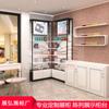 Vitrine de Exposição de Cosméticos, Balcão para Produtos de Cuidados com a Pele, Prateleira de Exposição de Produtos de Beleza, Loja Boutique Container, Mesa Ilha, Armário Alto