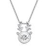 Collar S925 Yilu Has You Plata Esterlina Estilo Coreano Mujer Alce Inteligente Latido de Corazón Joyería Popular Lote de Joyería de Plata