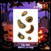 Pegatinas de tatuaje de Halloween con múltiples diseños al por mayor: calabaza, fantasma, araña, calavera, varias cicatrices sangrientas, heridas falsas