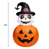 Decorações Infláveis de Jardim para Halloween, Adereços Infláveis, Modelo Inflável de Gato Preto, Feito Sob Medida pelo Fabricante