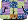 2025 Plataforma Independente Temu Moda Feminina Jaqueta Acolchoada de Algodão Estampa Floral Digital Botão 6 Jaqueta de Algodão Feminina