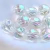 Cuentas Acrílicas Transparentes con Recubrimiento UV Perforadas con Forma para DIY Pulsera de Cuentas Hecha a Mano Accesorios para Pulsera y Collar