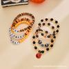 Pulsera Europea y Americana de Halloween Arcilla Suave Letra HALLOWEEN BOO SPOOKY Pulsera de Fiesta con Cuentas Venta al por Mayor